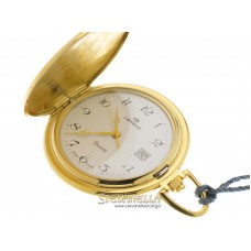 Lorenz pocket watch placcato oro con coperchio 11444AA.